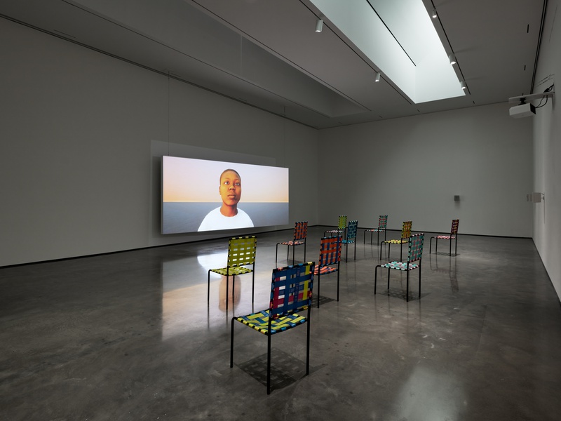 Installation view, Martine Syms: Grio College, Hessel Museum of Art at Bard, June 25 - November 27, 2022