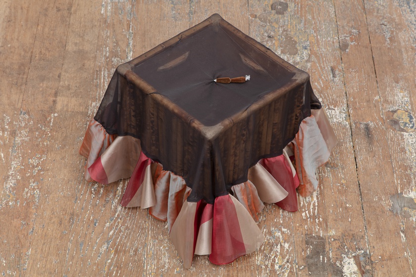 Waste Basket with Exaggerated Flounce, 2022