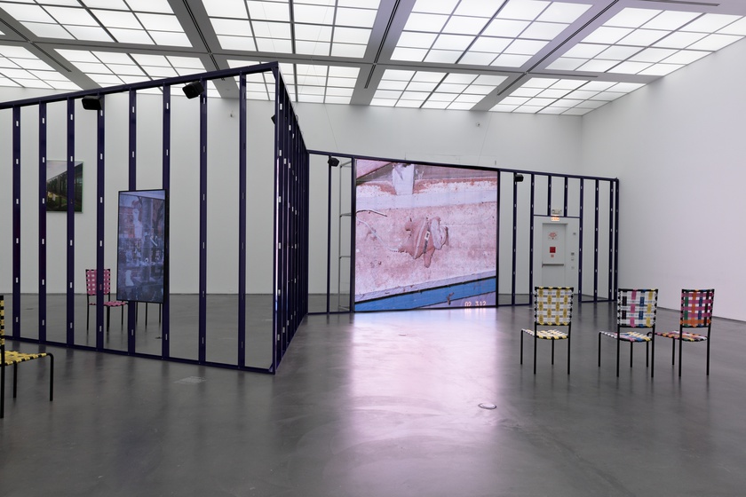 Installation view, Martine Syms: She Mad Season One, MCAChicago, July 2, 2022 – February 12, 2023