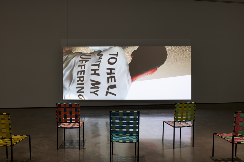 Installation view, Martine Syms: Grio College, Hessel Museum of Art at Bard, June 25 - November 27, 2022