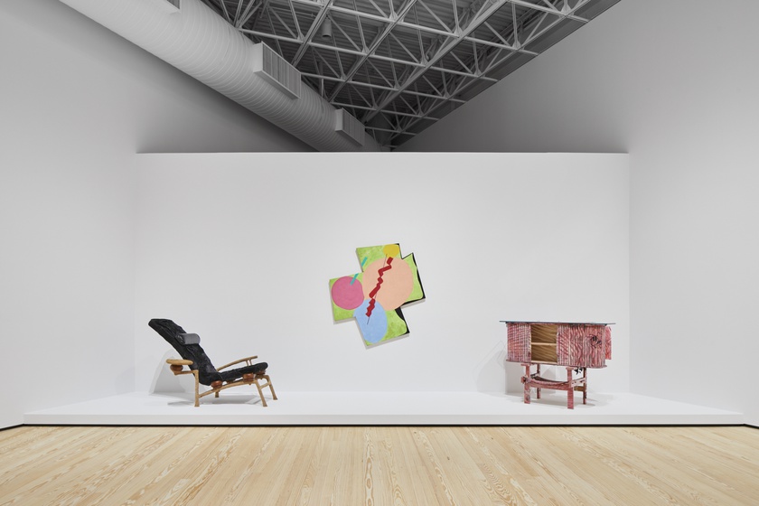 Installation view, Wild Life: Elizabeth Murray and Jessi Reaves, Contemporary Arts Museum Houston, Texas, January 21 -May 16, 2021 