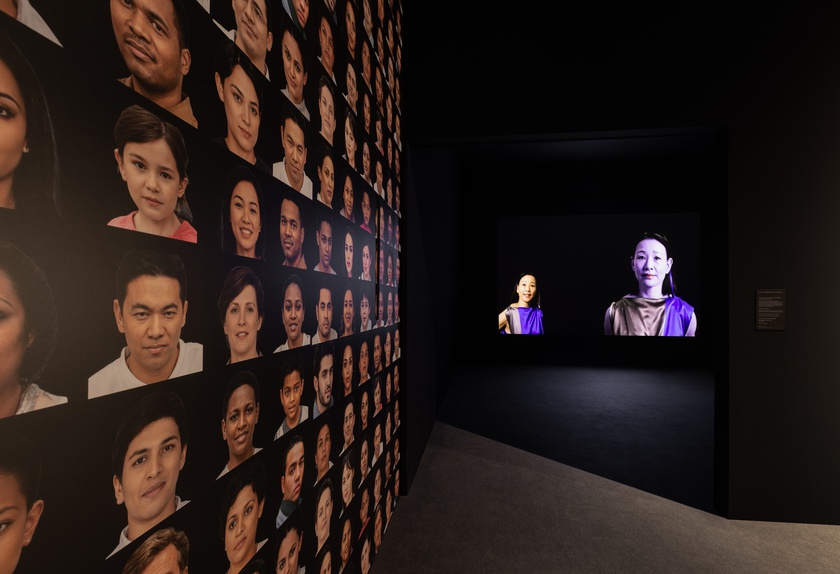 Lynn Hershman Leeson, Installation view, Logic Paralyzes the Heart, 2022