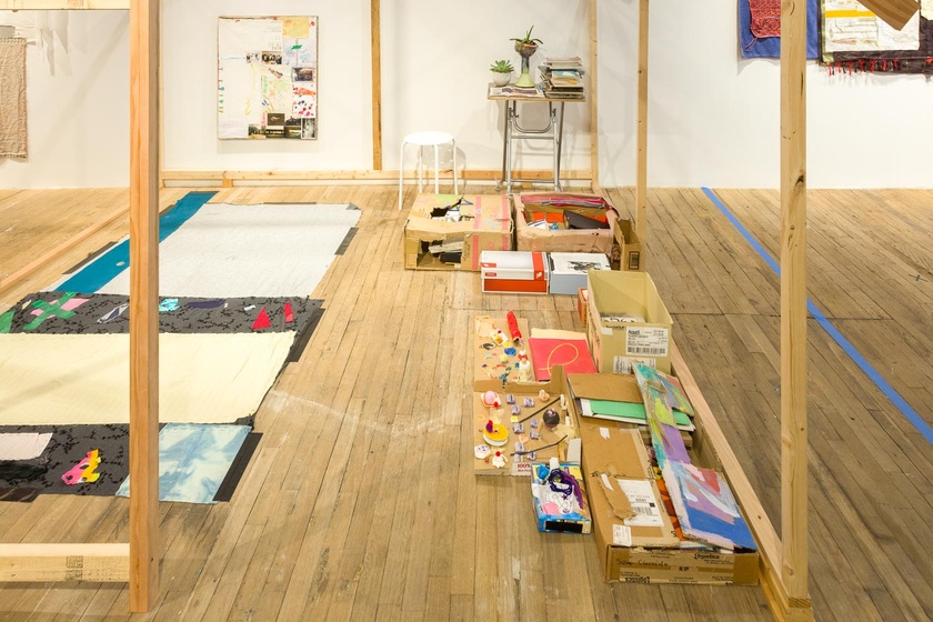 Installation View - RUN LIBRARY (detail), 2016-2017