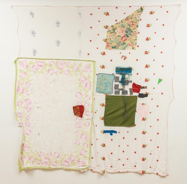 Susan Cianciolo, Tapestry 5, 2017 Mixed fabric 87 × 98 in. (220.98 × 248.92 cm)