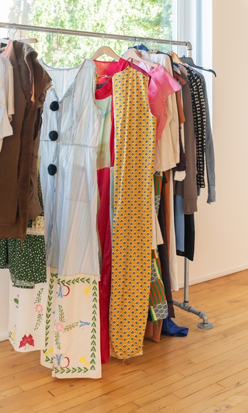 Installation view, PRAYER ROOM, HEALING STAtion, lumber room, Portland, July 10 - September 25, 2021.