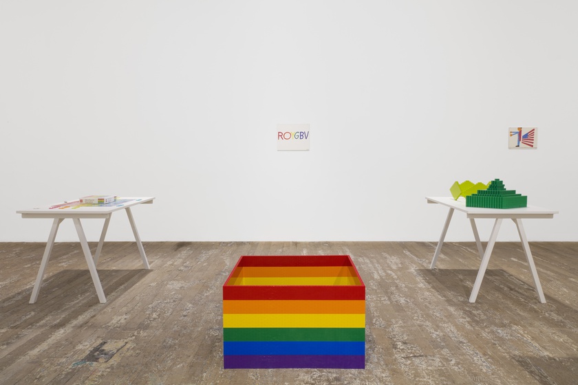 Installation View, Christopher Knowles: The Rainbow Lego Show, March 20 - May 10, 2025 