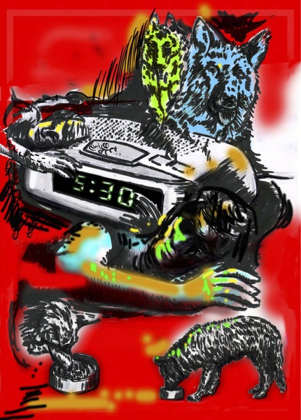 Dogs Turning Into Humans (Early Morning), 2017