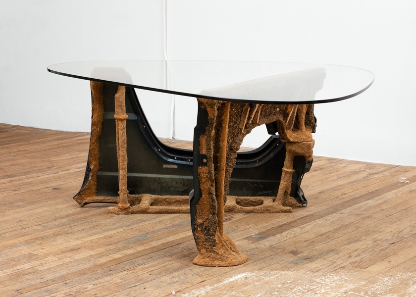 Mind At the Rodeo (XJ Fender Table Noguchi Knockoff #2), 2016