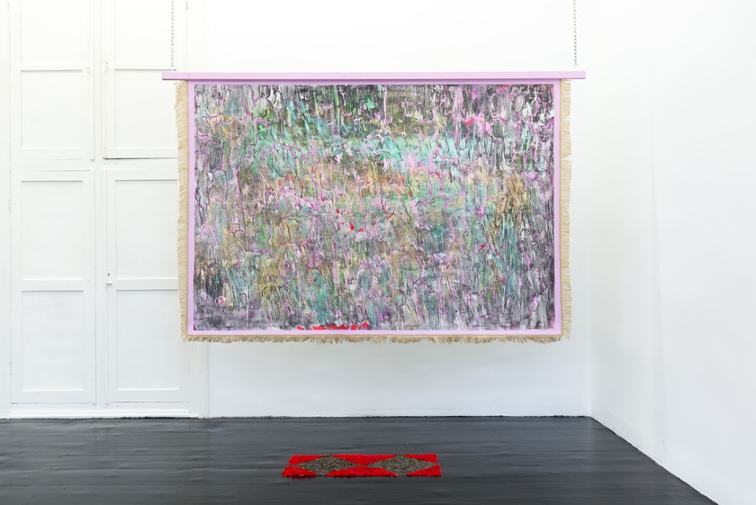 Installation view, Polyphonic Shadow Cloth, LC Queisser, Tbilisi, October 14, 2018 – January 12, 2019