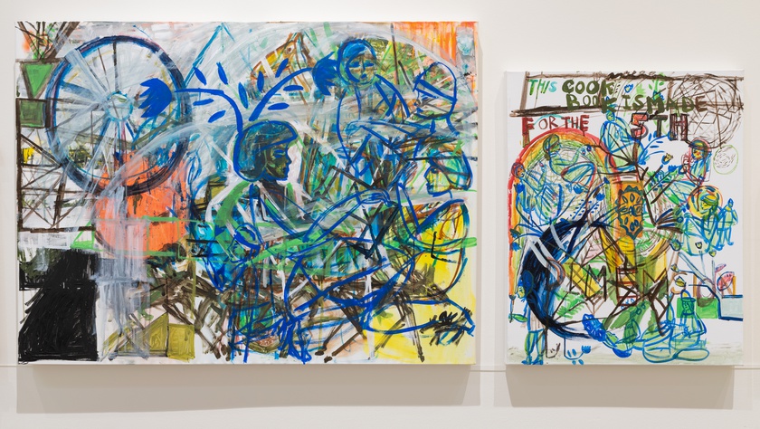 Installation view, PRAYER ROOM, HEALING STAtion, lumber room, Portland, July 10 - September 25, 2021.