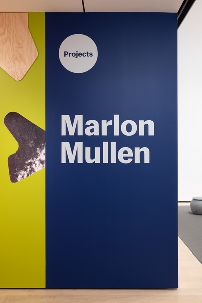 Installation view, Projects: Marlon Mullen, The Museum of Modern Art, New York, December 14, 2024 - April 20, 2025